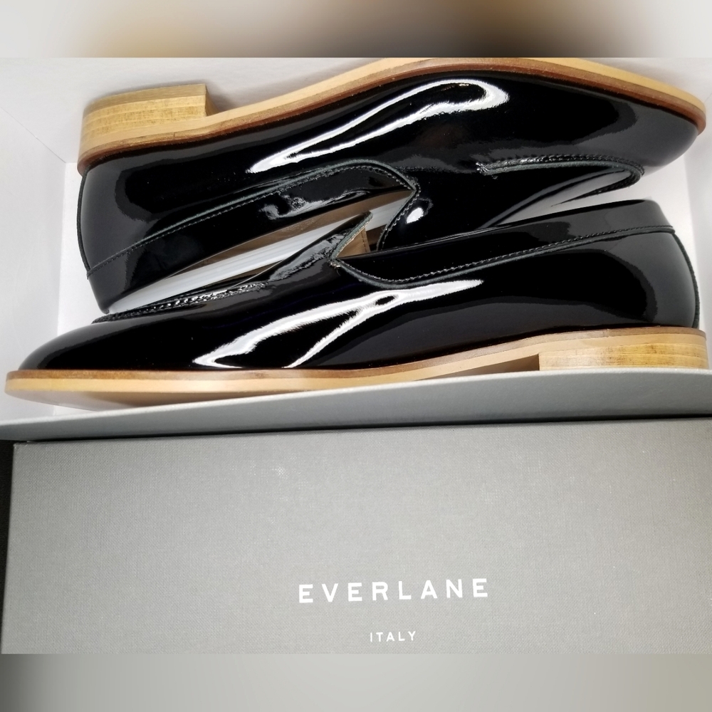 NWOT Everlane Patent Leather Modern Loafer 8